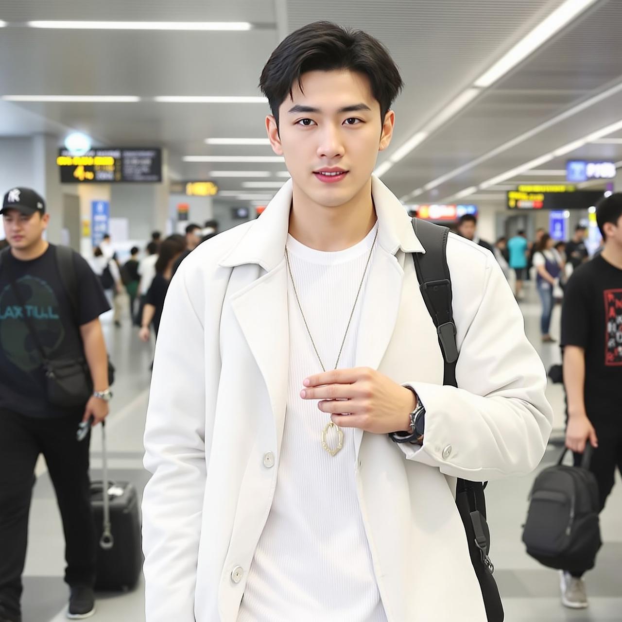 吃瓜社区88 - 某顶流男星机场私服合集：穿搭教科书级别